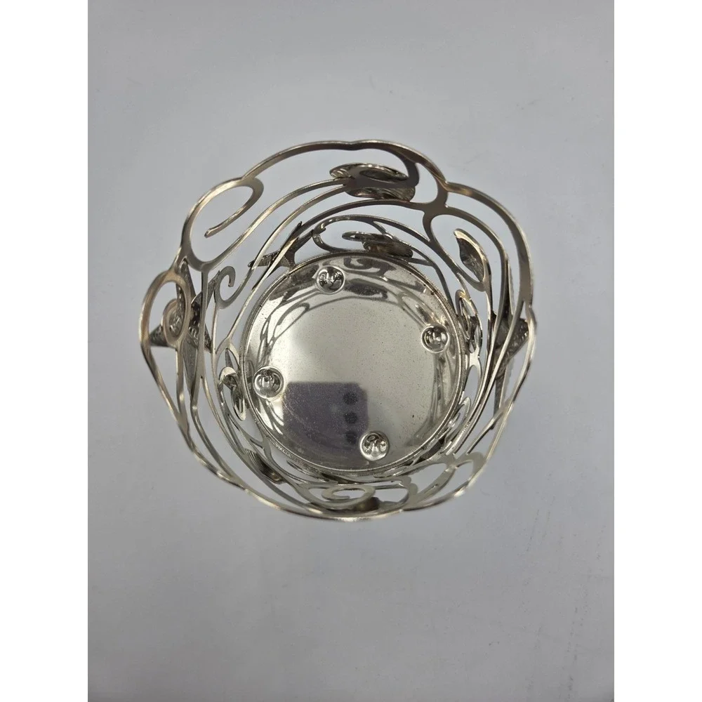 Yankee Candle Beachcomber Jar Holder Large Silver Beach Nautical Starfish Shells